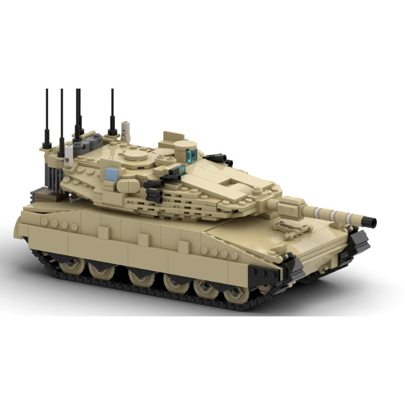 Blok Tank Merkava Mk4, Model K - Lego Compatible Military Tank ulasan dan harga