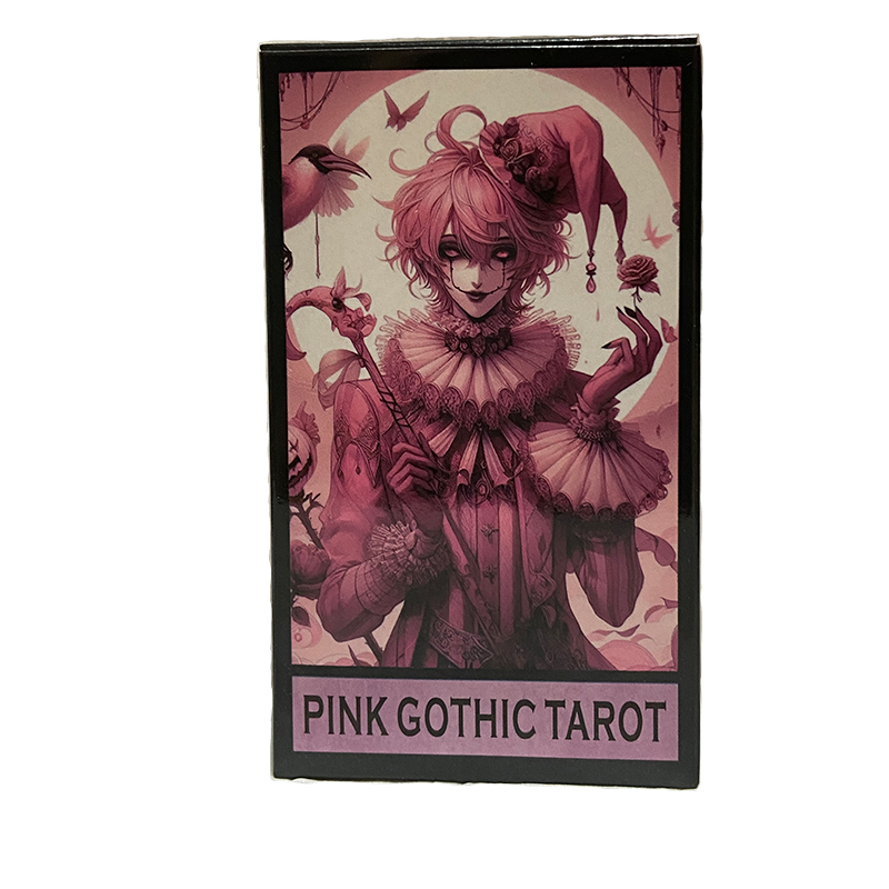 Dek Kartu Tarot Gotik Pink 78  - Tarot Cards Deck With Guidebook ulasan dan harga