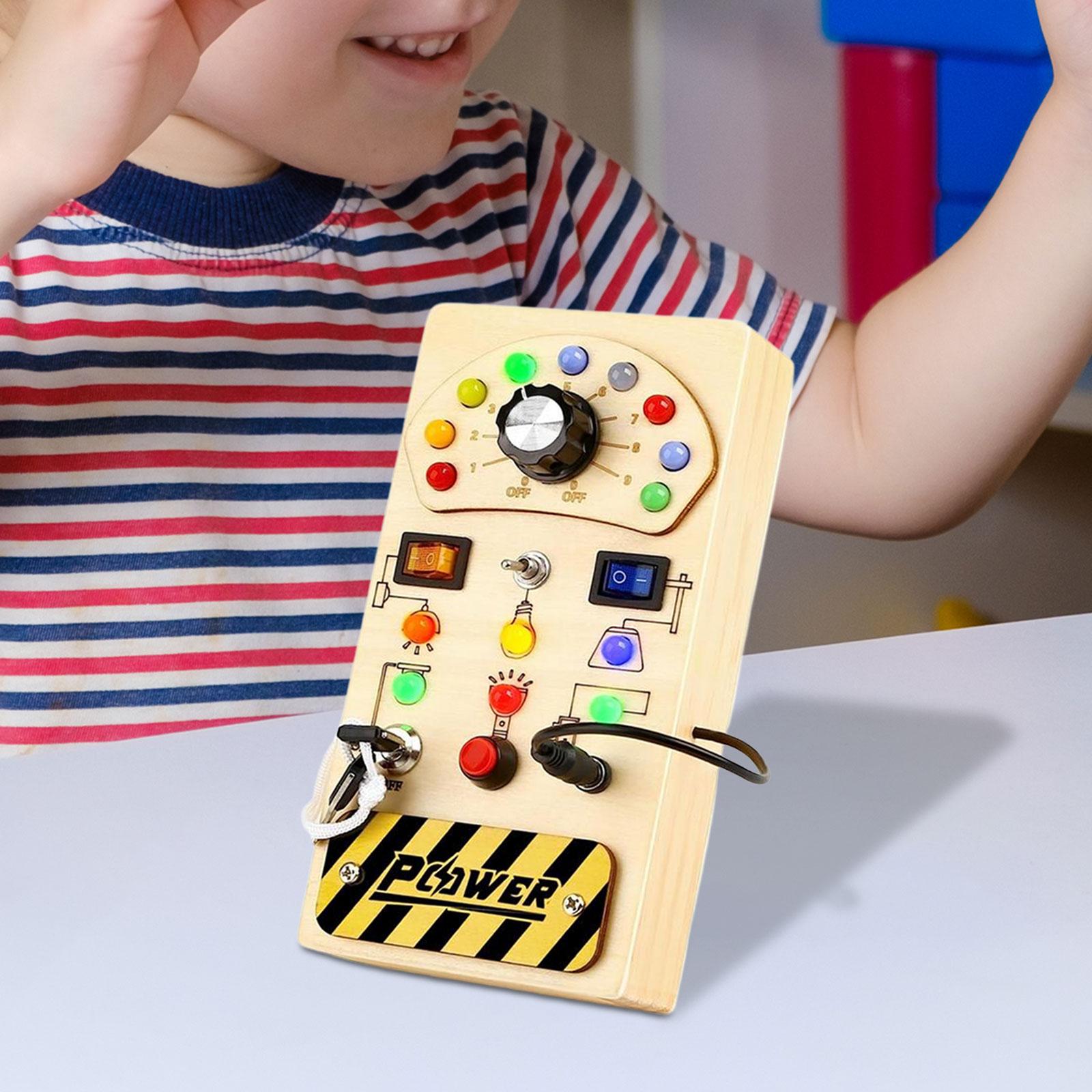 Papan Aktivitas Kayu Montessor - Montessori Wooden Busy Board Toddler ulasan dan harga